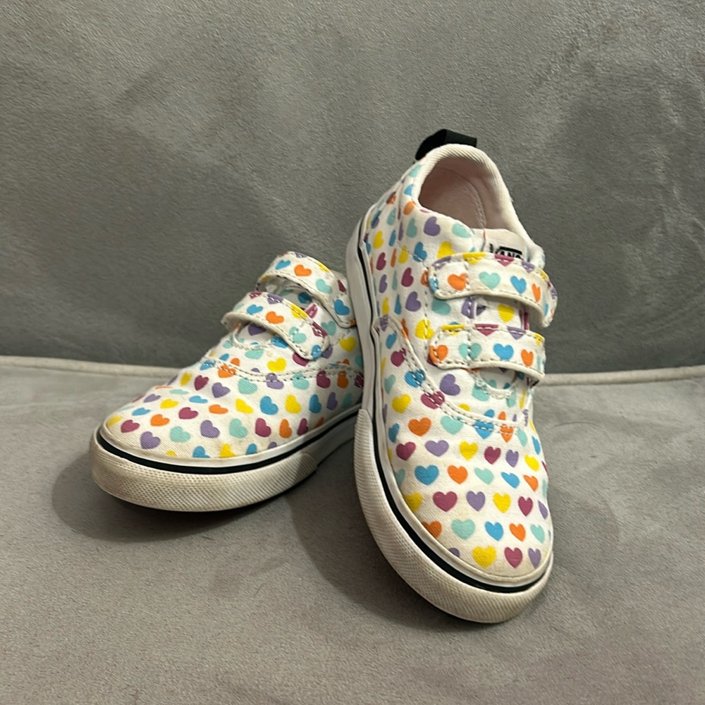 Multi-colored Heart Toddler Vans